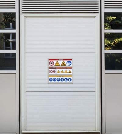 Porte sectorielle pour industrie